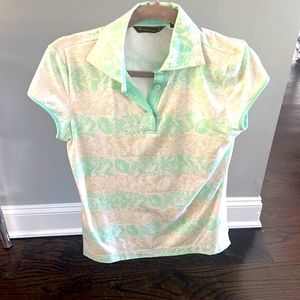 Tommy Bahama women’s golf shirt, size small made of cotton, polyester, Lycra